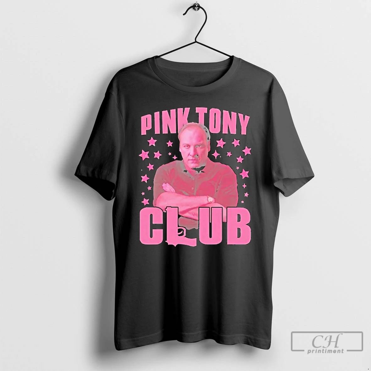 Premium Pink Tony Club Graphic T Shirts
