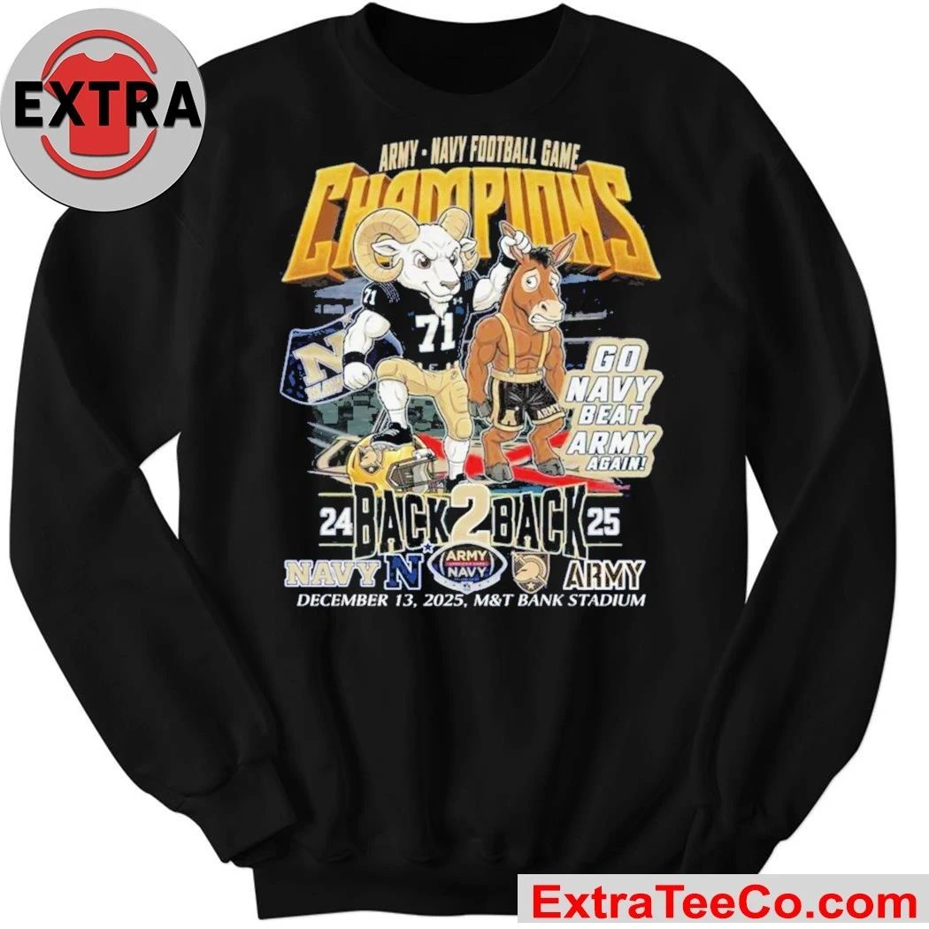 Navy Midshipmen CIC Trophy Champion of the Commander-in-Chief Cup Go Navy Beat Army December 13 2025 M Vs T Bank Stadium Shirt