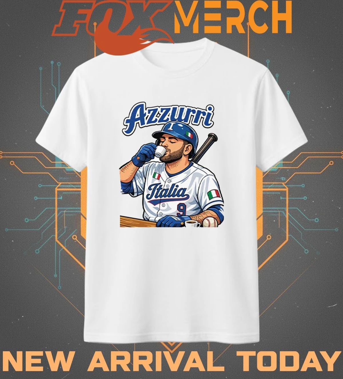 Italia WBC Basketball Azzurri Vinnie Pasquantino t-shirt