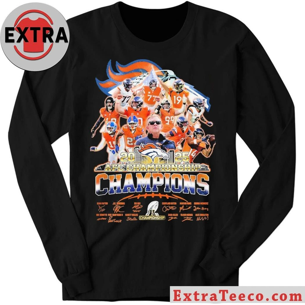 Broncos 2025 AFC Championship Champions Signature Shirt