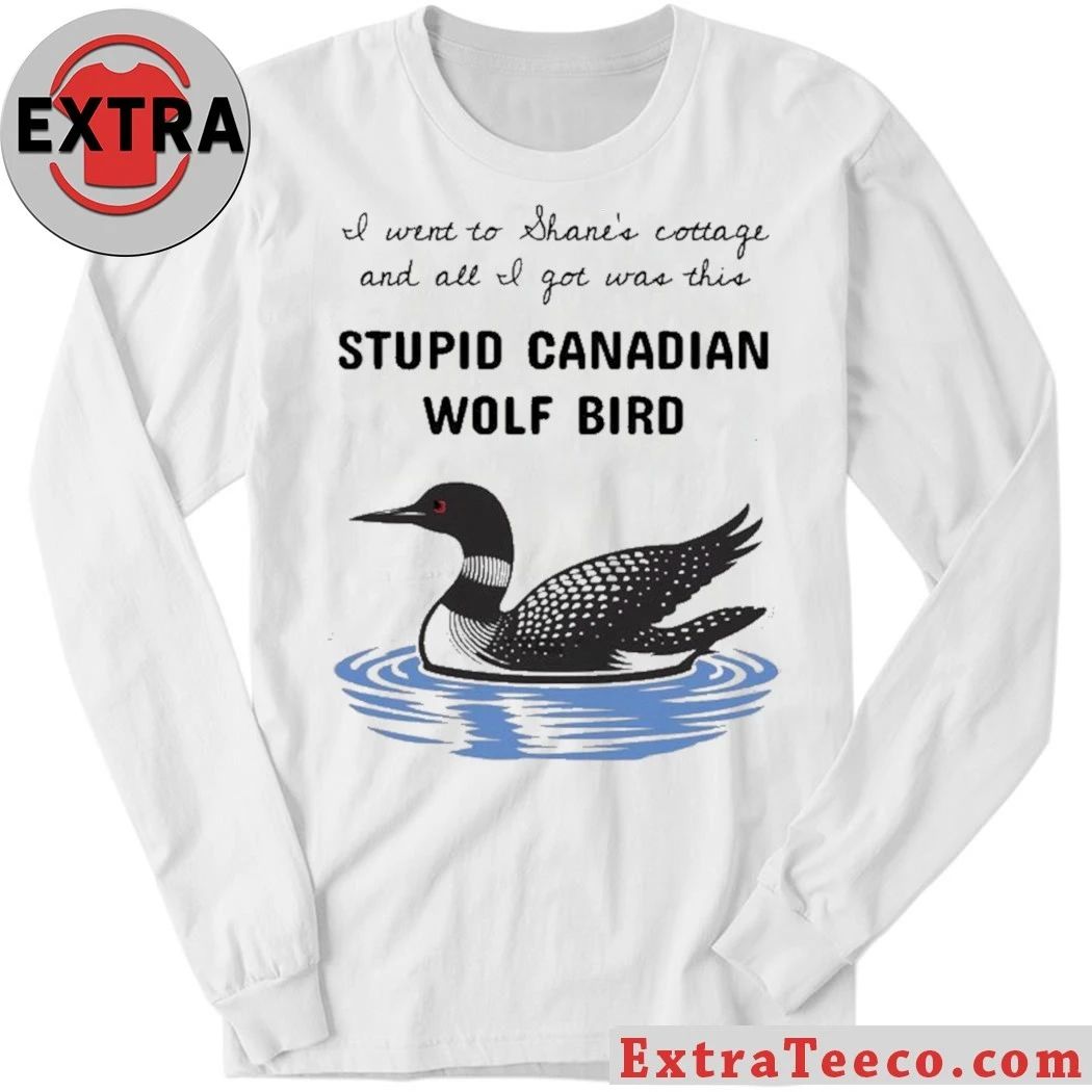 Heated Rivalry Stupid Canadian Wolf Bird Common Loon in the province of Ontario and state bird of Minnesota Shirt