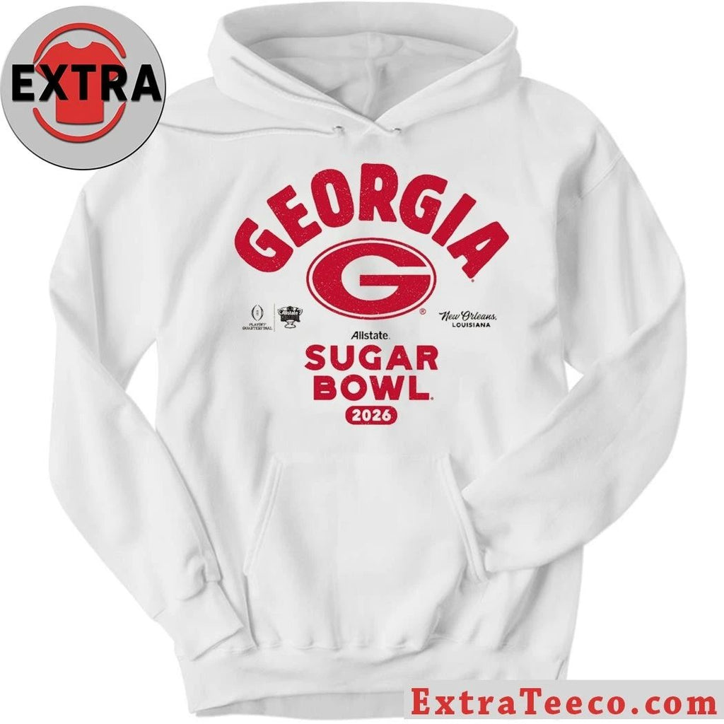 The Georgia Bulldogs will play in the 2026 Allstate Sugar Bowl, a College Football Playoff quarterfinal game, at Caesars Superdome in New Orleans, Louisiana on January 1, 2026 Shirt