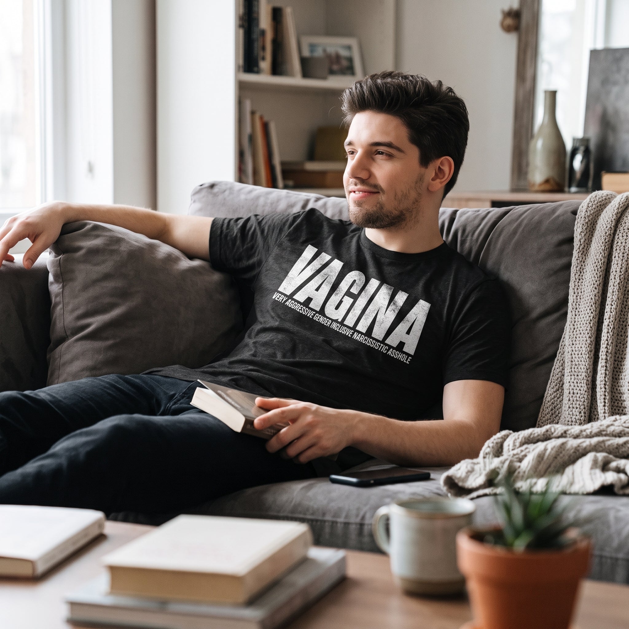 Vagina Very Aggressive Gender Inclusive Narcissistic Asshole Men's T Shirt
