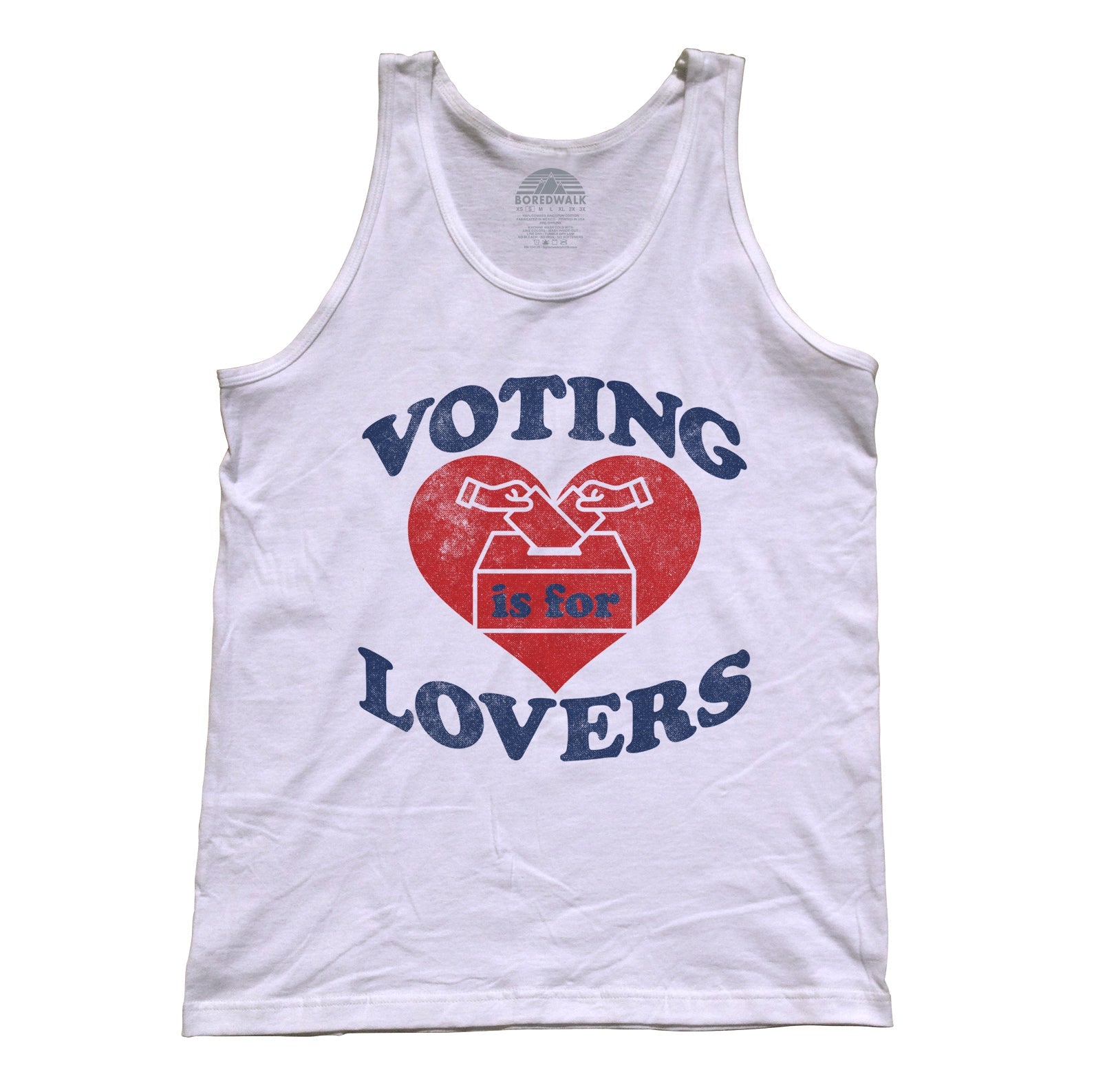 Unisex Voting Is For Lovers Tank Top
