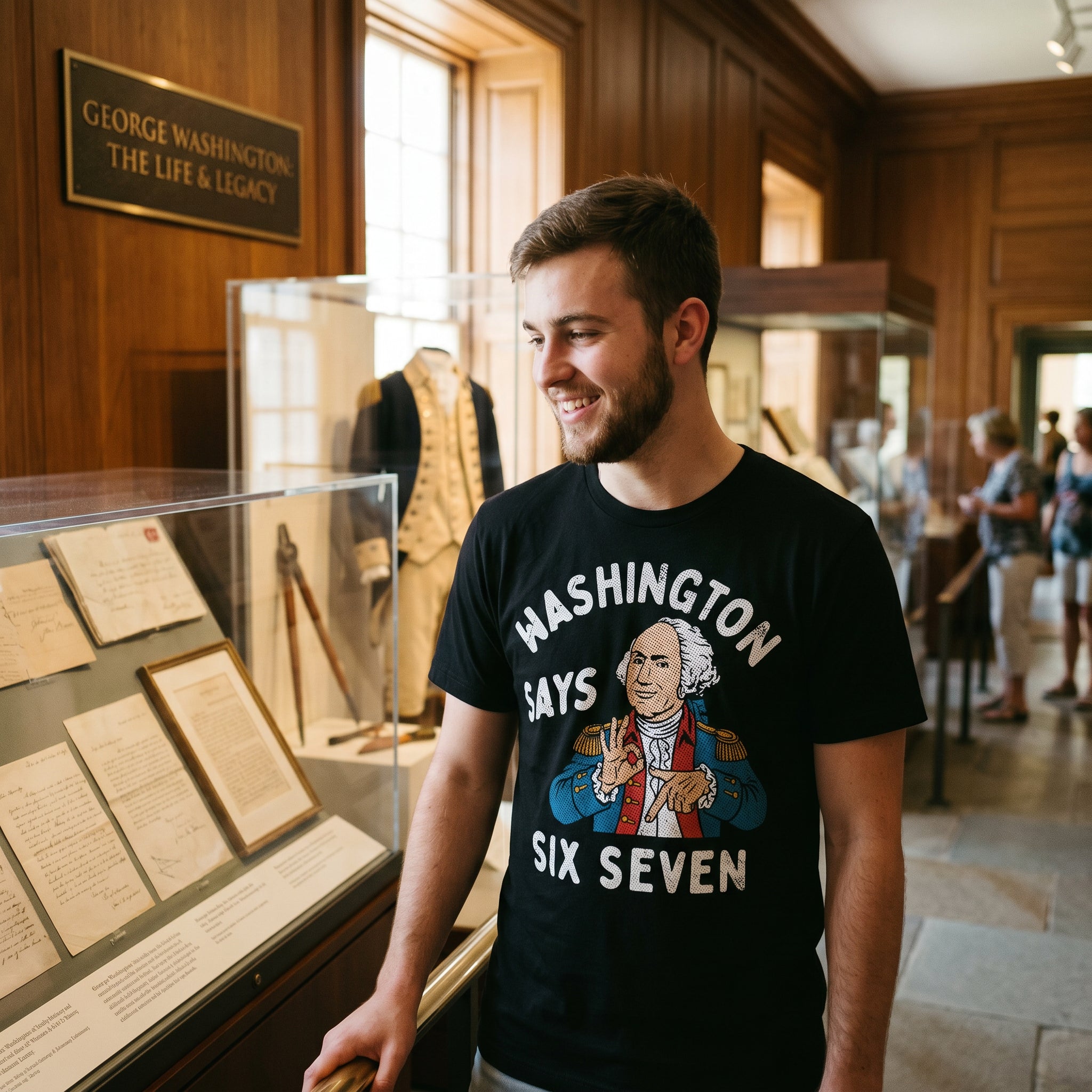 Washington Says 6 7 Men's T Shirt