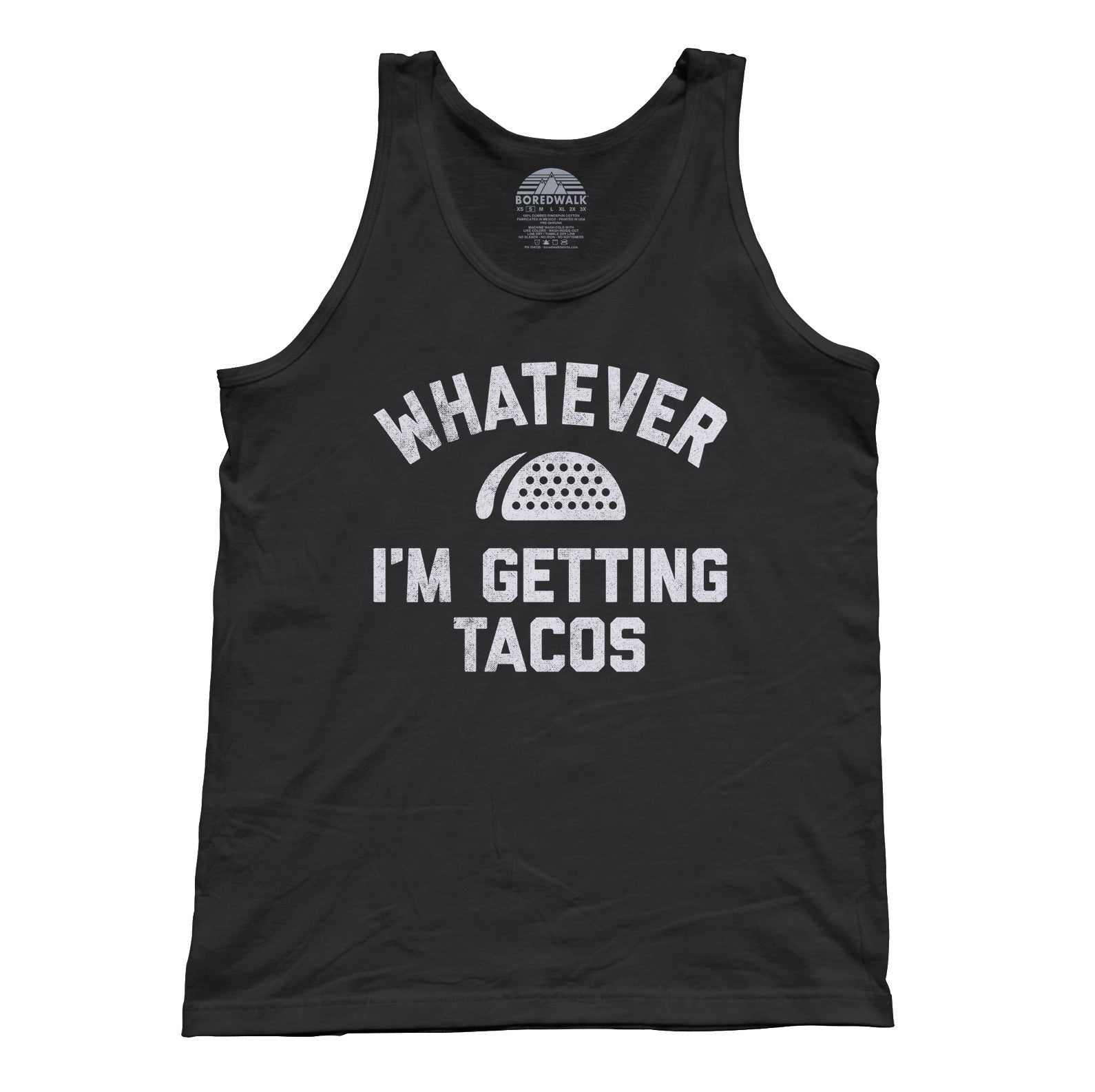 Unisex Whatever I'm Getting Tacos Tank Top