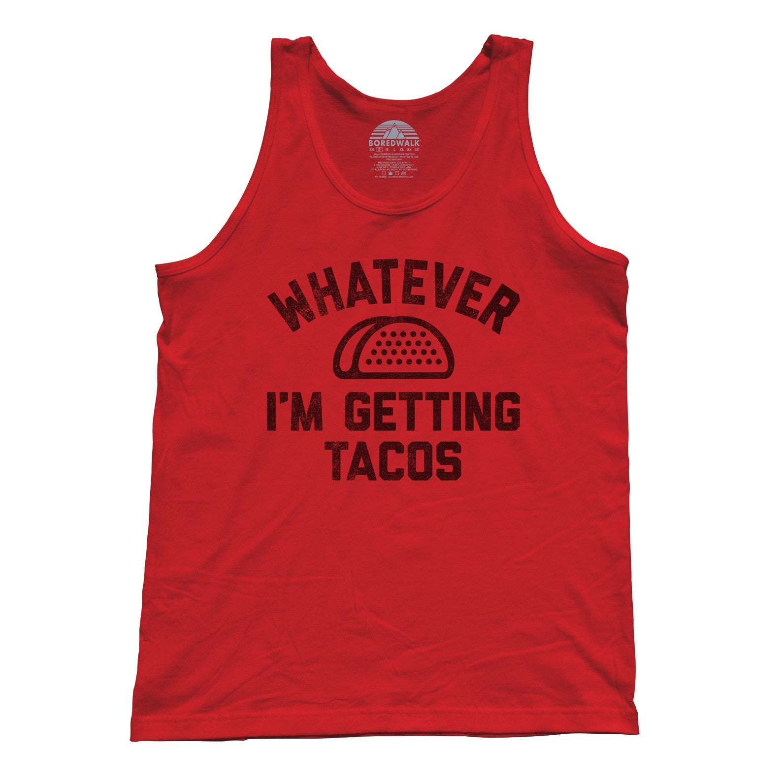 Unisex Whatever I'm Getting Tacos Tank Top