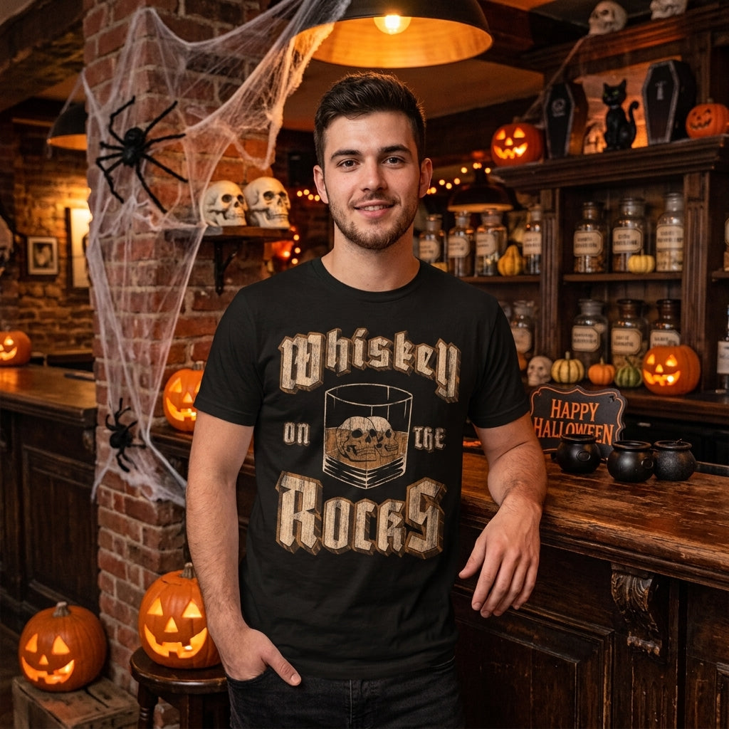 Whiskey On The Rocks Men's T Shirt