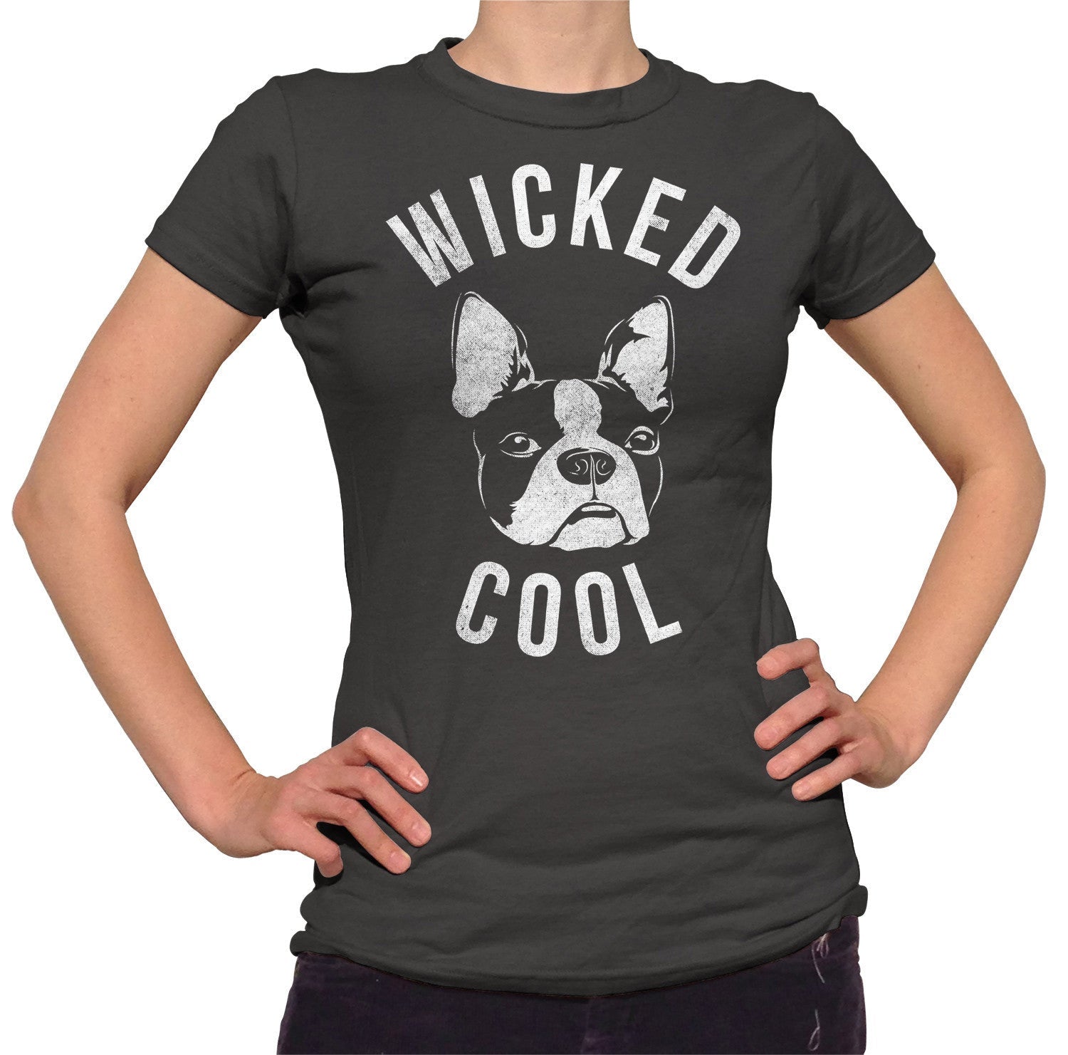 Women's Wicked Cool Boston Terrier T-Shirt