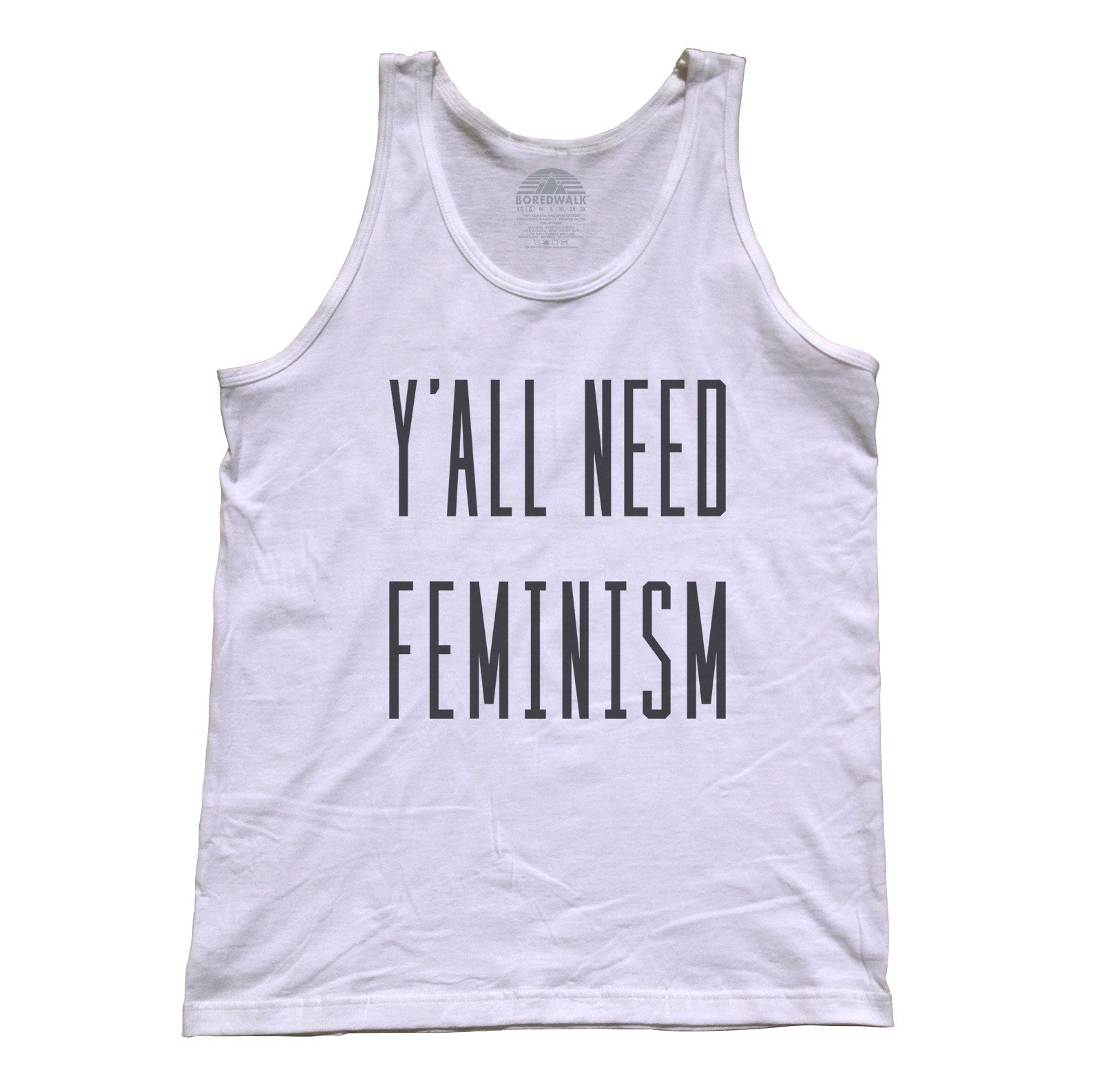 Unisex Y'All Need Feminism Tank Top - Funny Feminist Shirt